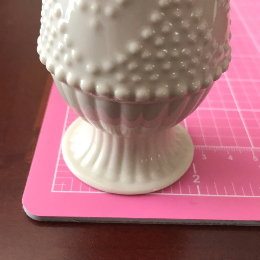 Pair of LENOX Beaded Porcelain Vase